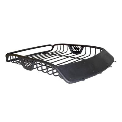 SR10 Tubular Steel Roof Rack with Black Fairings 60 Inch Long Textured Black Go Rhino