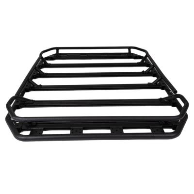 SRM300 60 Inch Long Flat Platform Rack With Trail Rail Kit Textured Black Go Rhino