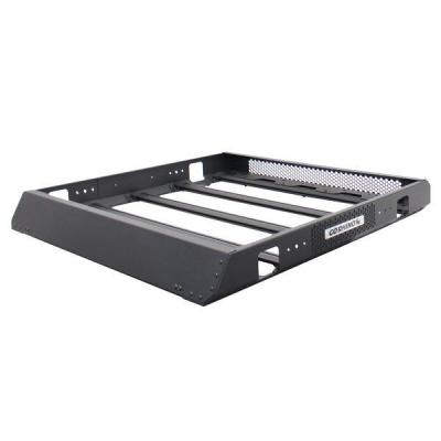 SRM400 68 Inch Fabricated Customizable Steel Basket Roof Rack Textured Black Go Rhino