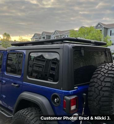 SRM500 65 Inch Flat Platform Roof Rack Textured Black Go Rhino