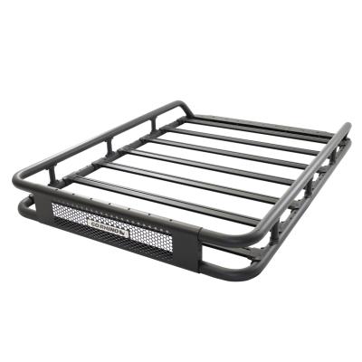 SRM600 75 Inch Tubular Basket Style Roof Rack Textured Black Go Rhino