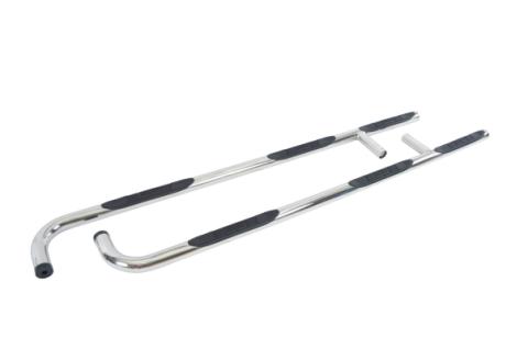 6000 Side Steps With Mounting Bracket Kit 1 Piece Wheel to Wheel Polished Stainless Steel 1999-2016 Ford F-250/F-350 Go Rhino