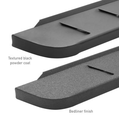 RB10 Slim Line Running Boards With Mounting Brackets Protective Bedliner Coating 2015-2018 Silverado/Sierra 2500 HD/3500 HD Go Rhino