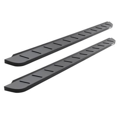 RB10 Running Boards With Mounting Brackets &amp; 2 Pairs of Drop Steps Kit Textured Black 2019-2026 Sierra 1500 2020-2026 Sierra 2500/3500 HD Go Rhino