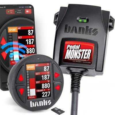 PedalMonster Throttle Sensitivity Booster, Standalone and iDash Kits for 07-19 Ram 2500/3500 11-20 Ford F-Series 6.7L Banks Power