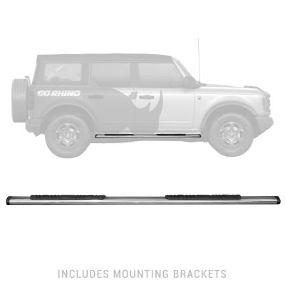 5 Inch OE Xtreme Low Profile SideSteps Boards Only Polished Stainless Steel 2011-2021 Jeep Grand Cherokee 2013-2018 Toyota RAV4 Go Rhino