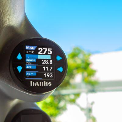 Derringer Tuner with iDash 1.8 DataMonster with ActiveSafety 11-19 Ford 6.7 Banks Power