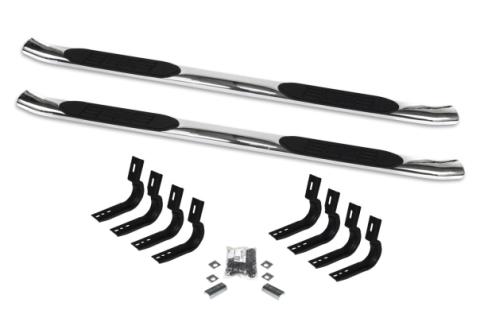 415 Series SideSteps (Cab Length) with Welded End Caps (Gas Only) 2014-2018 Silverado/Sierra 1500/2500 HD Go Rhino