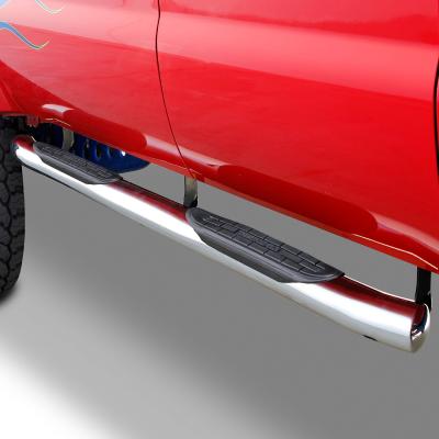 415 Side Steps With Mounting Bracket Kit Polished Stainless Steel 2015-2019 Silverado/Sierra 2500 HD Go Rhino