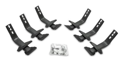 OE Xtreme Side Steps Mounting Brackets Only Textured Black 2015-2026 Ford F-150 2017-2025 Ford F-250/F-350 Go Rhino
