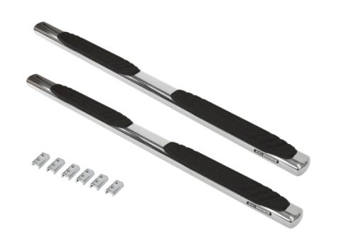 4 Inch OE Xtreme SideSteps With Mounting Bracket Kit Polished Stainless Steel 2008-2013 Nissan Rogue Go Rhino