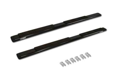 5 Inch OE Xtreme Low Profile SideSteps With Mounting Bracket Kit Polished Stainless Steel 2009-2025 Dodge Ram 150/2500/3500 Go Rhino