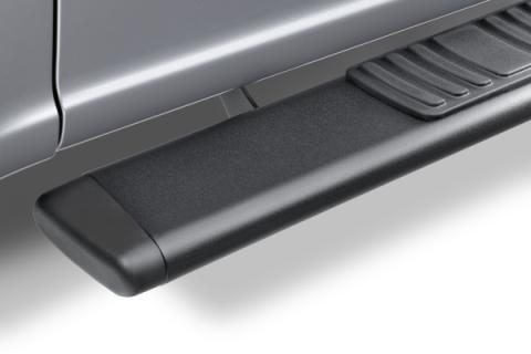 5 Inch OE Xtreme Low Profile SideSteps With Mounting Bracket Kit Textured Black 2015-2026 Ford F-150/ F-250/F-350 4 Door Go Rhino
