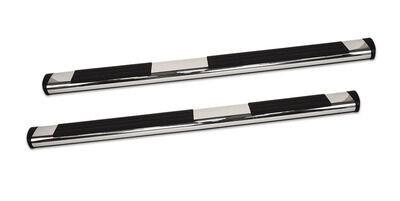 6 Inch OE Xtreme Composite SideSteps Kit + 4 Brackets Per Side (Gas Only) Chrome 2007-2018 Silverado/Sierra 1500 2015-2018 Silverado 2500/3500 HD Go Rhino