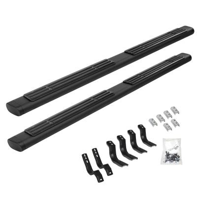 6 Inch OE Xtreme SideSteps With Mounting Bracket Kit Polished Stainless Steel 2001-2006 Silverado/Sierra 1500 HD 2001-2014 Silverado/Sierra 2500 HD/3500 HD Go Rhino