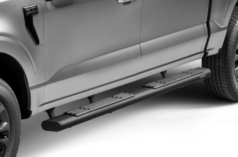 6 Inch OE Xtreme SideSteps With Mounting Bracket Kit Textured Black 2015-2026 Ford F-150/ F-250/F-350 Crew CabGo Rhino