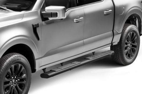 6 Inch OE Xtreme SideSteps With Mounting Bracket Kit Textured Black 2015-2026 Ford F-150/ F-250/F-350 Crew CabGo Rhino