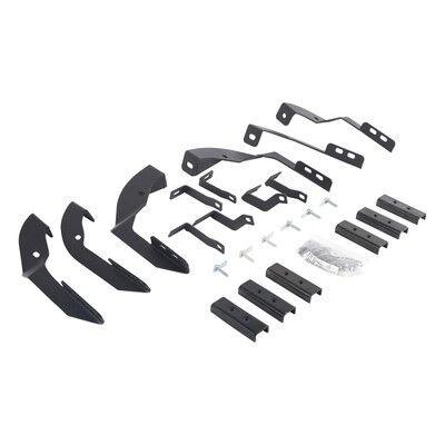 V Series V3, RB30 and RB Slim Side Steps Mounting Brackets Only Textured Black 2015-2018 Silverado/Sierra 2500 HD/3500 HD Go Rhino
