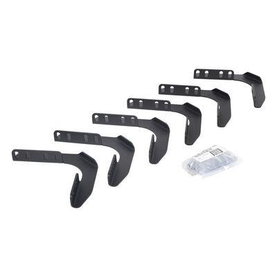 V Series V3, RB30 and RB Slim Side Steps Mounting Brackets Only Textured Black 1999-2016 Ford F-250/F-350 Go Rhino
