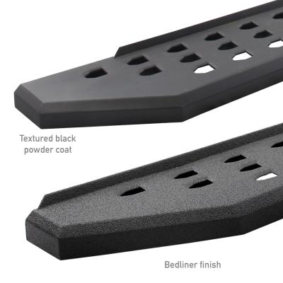 RB20 Running Boards With Mounting Brackets Textured Black 2015-2026 Ford F-150/ F-250/F-350 Extended Cab Go Rhino