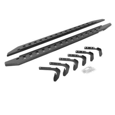 RB20 Slim Line Running Boards With Mounting Brackets Protective Bedliner Coating 1999-2016 Ford F-250/F-350 Go Rhino