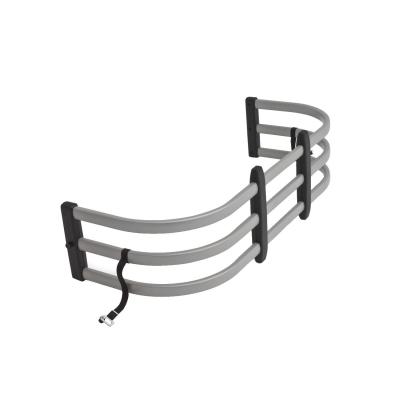 Silver BedXtender HD Tailgate Bed Extender Max Truck Bed Extender For 2007-2018 Silverado 1500/Sierra 1500 (Incl 2019 Silverado LD/Sierra Limited) 2007-2019 Silverado 2500/3500/Sierra 2500/3500 Standard Bed AMP Research