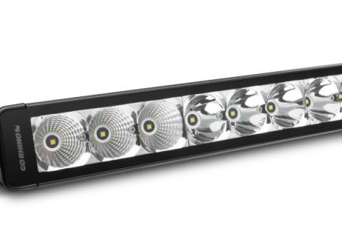Go Rhino Bright Series Lights 20.5 Inch Single Row LED Light Bar Black Go Rhino
