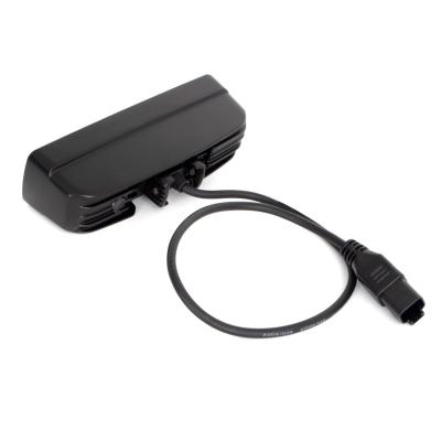 Go Rhino Blackout Series Lights Pair of Sixline LED Flood Light Kit Black Go Rhino