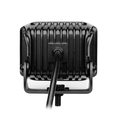 Go Rhino Blackout Series Lights Pair of 4x3 Cube LED Sideline Flood Light Kit Black Go Rhino