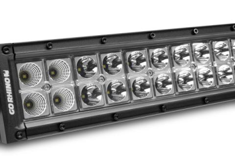 Go Rhino Bright Series Lights 21.5 Inch Double Row LED Light Bar Black Go Rhino