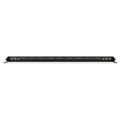 Go Rhino Blackout Combo Series Lights 31.5 Inch Single Row LED Light Bar With Amber Lighting Black Go Rhino