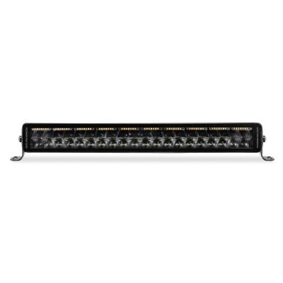 Go Rhino Blackout Combo Series Lights 21.5 Inch Double Row LED Light Bar With Amber Lighting Black Go Rhino