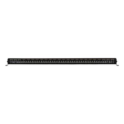 Go Rhino Blackout Combo Series Lights 50 Inch Double Row LED Light Bar With Amber Lighting Black Go Rhino