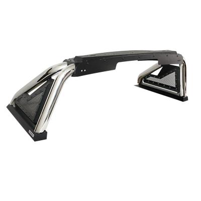 Sport Bar 2.0 for Full Sized Trucks Polished Stainless Steel 2007-2021 Toyota Tundra 2009-2024 Dodge Ram 1500/2500/3500 Go Rhino