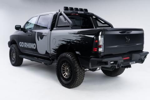 Sport Bar 2.0 with Power Actuated Retractable Light Mount Textured Black 2007-2021 Toyota Tundra 2009-2026 Dodge Ram 1500/2500/3500 Go Rhino