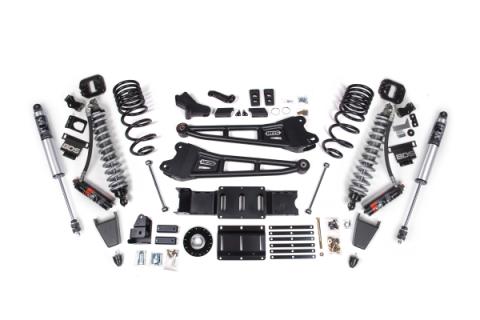 2025 Ram 2500 4WD (Diesel) 6 Inch Radius Arm Suspension Lift Kit, 4.5 Inch Rear Lift, Coil Spring - Fox 2.5 PES C/O, Fox 2.5 IFP PS Shocks BDS Suspension
