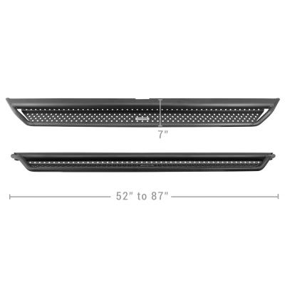 Dominator Xtreme D1 SideSteps With Mounting Bracket Kit Textured Black 2007-2018 Silverado/Sierra 1500/2500 HD Go Rhino