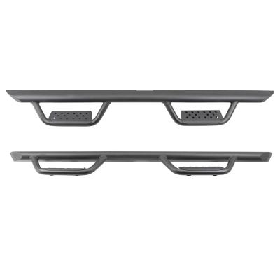 Domintator Extreme D2 Side Steps With Mounting Brackets Textured Black 2017-2025 Ford F-250/F-350 Go Rhino