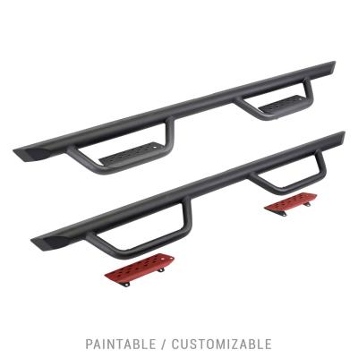 Domintator Extreme D2 Side Steps With Mounting Brackets Textured Black 1999-2016 Ford F-250/F-350 Go Rhino