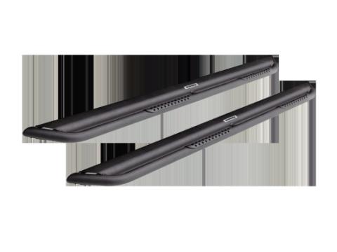 Dominator Xtreme DS SideSteps Boards Only Textured Black 2007-2026 Jeep Wrangler For 2015-2025 Ford F-150 2017-2026 Ford F-250/F-350 2018-2018 Jeep Wrangler JK Go Rhino