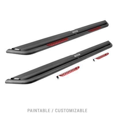 Dominator Xtreme DS SideSteps Boards Only Textured Black 2007-2026 Jeep Wrangler For 2015-2025 Ford F-150 2017-2026 Ford F-250/F-350 2018-2018 Jeep Wrangler JK Go Rhino