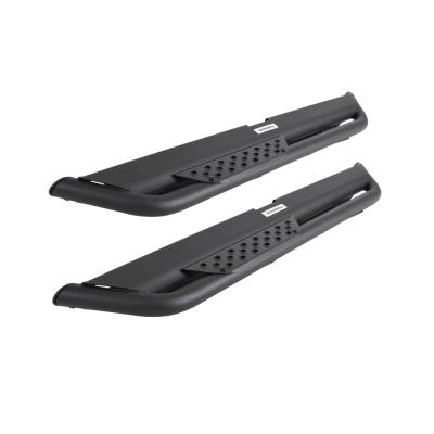 Dominator Xtreme DT Side Steps with Mounting Bracket Kit Textured Black For 2015-2025 Ford F-150 2017-2026 Ford F-250/F-350 Go Rhino