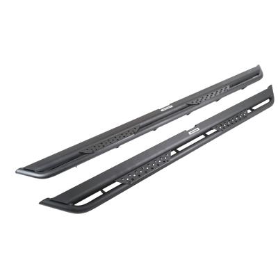 Dominator Xtreme DT Side Steps with Mounting Bracket Kit Textured Black 1999-2016 Ford F-250/F-350 2026-2026 Sierra 1500/2500/3500 HD Go Rhino