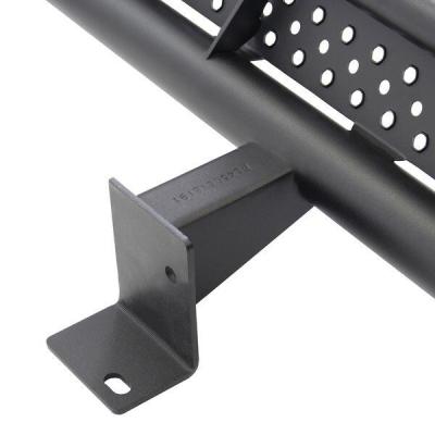 Dominator Xtreme D1 SideSteps With Mounting Bracket Kit Textured Black 2018-2023 Toyota Tacoma Go Rhino