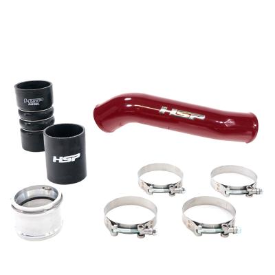 HSP Replacement Hot Side Tube For 2011-2022 Ford Powerstroke F250/350 6.7 Liter-Flag Red
