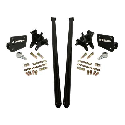 HSP Traction Bars For 2011-2017 Ford Powerstroke 6.7 Liter F250 F350 SRW Regular Cab Long Bed-Flag Red