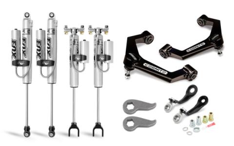 3-Inch Premier Leveling Kit with Fox Psrr 2.0 Shocks for 2020-2024 Silverado/Sierra 2500/3500 2WD/4WD Cognito