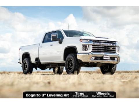 3-Inch Premier Leveling Kit with Fox Psrr 2.0 Shocks for 2020-2024 Silverado/Sierra 2500/3500 2WD/4WD Cognito