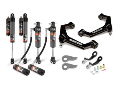 3-Inch Elite Leveling Kit with Fox 2.5 Elite Performance Series Shocks for 2020-2024 Silverado/Sierra 2500/3500 2WD/4WD Cognito