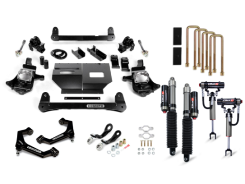 4-Inch Elite Lift Kit with Elka 2.5 Reservoir Shocks for 2011-2019 Silverado/Sierra 2500/3500 2WD/4WD Cognito